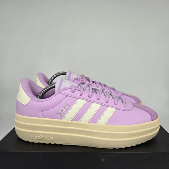 adidas VL Court Bold JI1791 Bliss Lilac Ice Lavender Women's Shoes Size 8.5 New - Picture 3 of 8